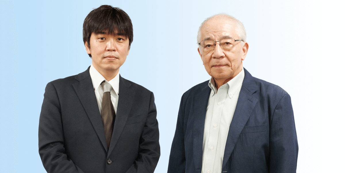 画像：黒瀬部長と只野先生